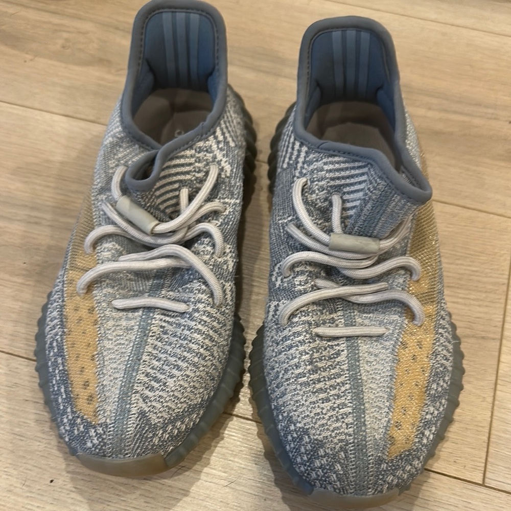Yeezy Women's Sneakers in Blue and Tan